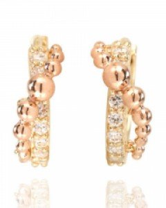 [제나벨라] 14K 18K 데일리 원터치 귀걸이 폰타 귀걸이