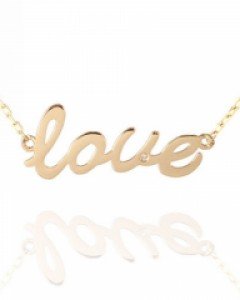 [제나벨라] 14K 18K 데일리 포인트목걸이 샤인 러브 목걸이