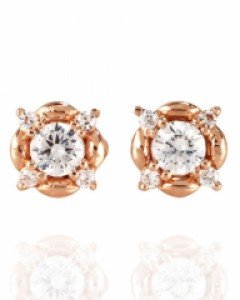 [제나벨라] 14K 18K 다이아 프로포즈 무스카리 1부 다이아 귀걸이