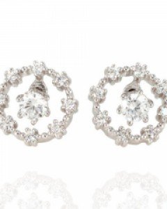 [제나벨라] 14K 18K 다이아 프로포즈 마조람 1부 다이아 귀걸이