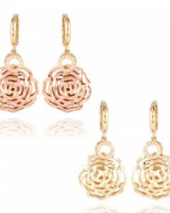 14K 18K 장미 컷팅 귀걸이 아델리나 귀걸이