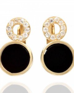 [제나벨라] 14K 18K 데일리 원터치 귀걸이 지셀라 귀걸이