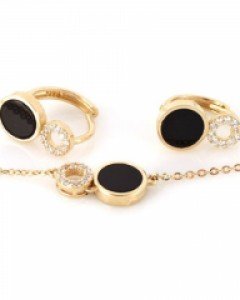 [제나벨라] 14K 18골드 귀걸이목걸이세트 지셀라 세트