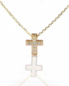[제나벨라] 14K 18K 데일리 십자가 포인트목걸이 루시르 목걸이
