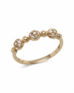 [제나벨라] 14K 18K 심플 큐빅 반지 앰버 반지