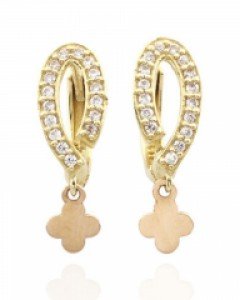 [제나벨라] 14K 18K 데일리 원터치 귀걸이 시나이아 귀걸이