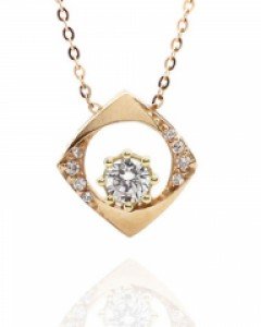 [제나벨라] 14K 18K 데일리 포인트목걸이 마리엘 목걸이