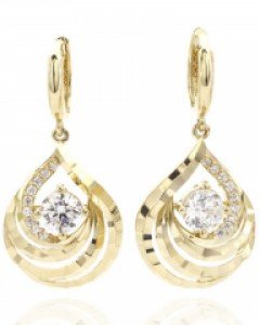 [제나벨라] 14K 18K 데일리 원터치 귀걸이 마르케 귀걸이