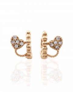 [제나벨라] 14K18K하트모양 미니 하트 귀찌