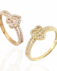 [제나벨라] 14K 18K 팬시 하트 반지 마르벨라 반지