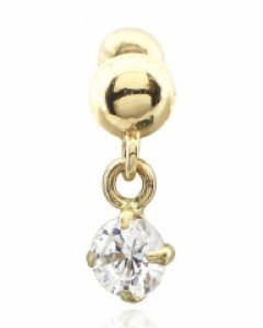 [제나벨라] 14K18K심플 데스나 피어싱 [낱개상품]