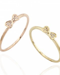 [제나벨라] 14K18K리본모양 여자 심플 리본 반지