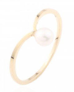 [제나벨라] 14K18K심플 진주 톨루카 반지