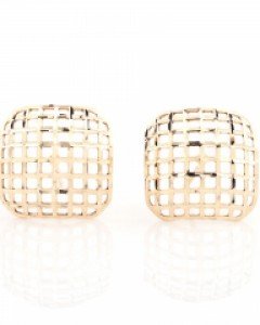 [제나벨라] 14K18K화사하고 독특한 침 샤인 웹 귀걸이Ⅱ