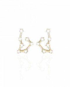 [제나벨라] 14K 18K골드 심플 침귀걸이 캐프리콘 귀걸이-염소자리