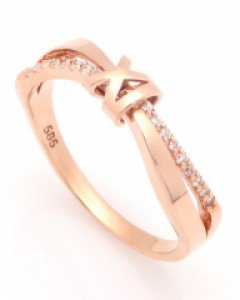 [제나벨라] 14K 18K 로즈골드 리젠 반지