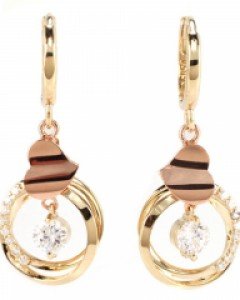 [제나벨라] 14K 18K 데일리 원터치 귀걸이 마리골드 귀걸이