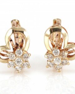 [제나벨라] 14K 18K 데일리 원터치 귀걸이 루이즈 귀걸이