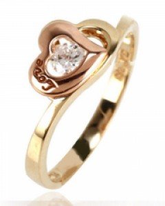 [제나벨라] 14K 18K 하트 반지 앨리사 반지