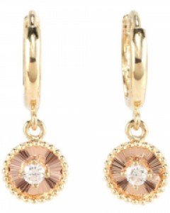 [제나벨라] 14K 18K 데일리 원터치 귀걸이 다리아 귀걸이