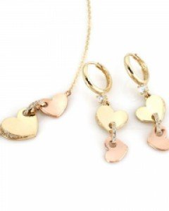 [제나벨라] 14K 18K 로즈골드 도나 세트