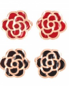 [제나벨라] 14K 18K 데일리 원터치 귀걸이 카밀리아 귀걸이