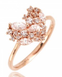 [제나벨라] 14K 18K 유니크 하트 반지 앨리시아 반지