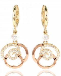 [제나벨라] 14K 18K 데일리 원터치 귀걸이 라비아 귀걸이