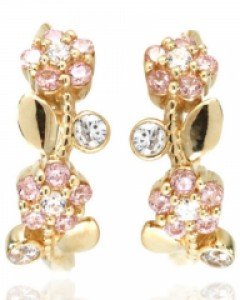 [제나벨라] 14K 18K 데일리 원터치 귀걸이 플로리아 귀걸이