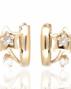 [제나벨라] 14K 18K 데일리 원터치 귀걸이 제리나 귀걸이