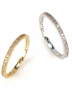 [제나벨라] 14K 18K 심플 다이아 반지 프레스카 다이아 반지