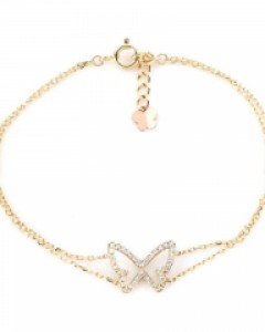 [제나벨라] 14K 18K골드 큐빅  여자체인팔찌 페브레 팔찌