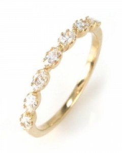 [제나벨라] 14K 18K 심플 큐빅 반지 에블린 반지