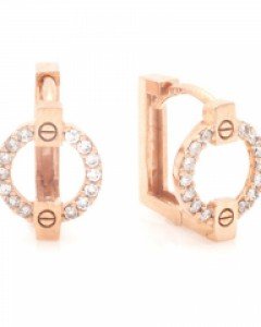 [제나벨라] 14K 18K 로즈골드 아르보 귀걸이