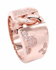 [제나벨라] 14K 18K 럭셔리 큐빅 미스링 헤스티아 반지