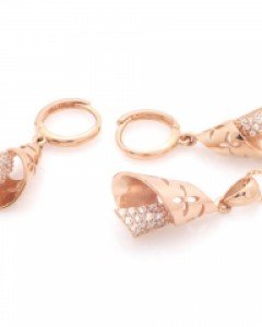 14K 18K골드 귀걸이 목걸이 세트 코니칼 세트