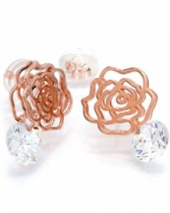 [제나벨라] 14K 18K 데일리 장미 귀걸이 로제스 귀걸이Ⅱ