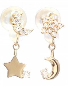 [제나벨라] 14K 18K 데일리 귀걸이 루나리오 귀걸이