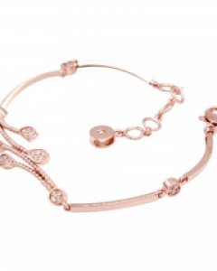 [제나벨라] 14K 18K 럭셔리 큐빅 팔찌 핑크 안나리사 팔찌