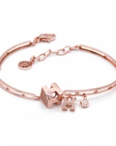 [제나벨라] 14K 18K 명품스타일 스틱 팔찌 핑크 알데시오 팔찌