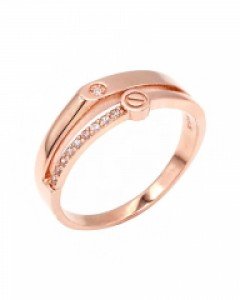 14K 18K 핑크골드 미스링 목걸이 반지 세트핑크 리엔즈 반지