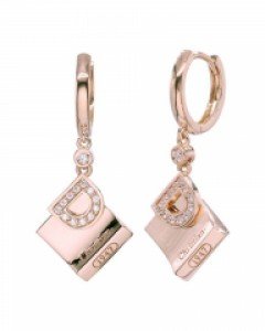 제나벨라 14K 18K 핑크골드 명품스타일 원터치 블루아 귀걸이