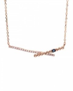 [제나벨라] 14K 18K 데일리 포인트목걸이핑크 페코스 목걸이