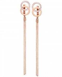 제나벨라 14K 18K 골드 원터치 아스트리드 드롭 체인귀걸이