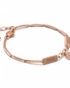 [제나벨라] 14K 로즈골드 사빈느 팔찌