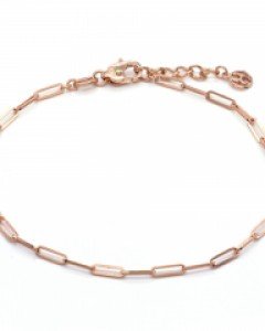 [제나벨라] 14K 로즈골드 슬림 체인 팔찌