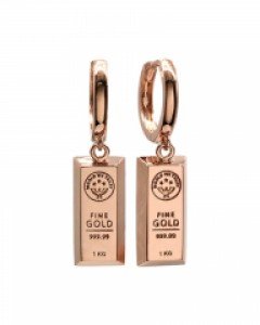 [제나벨라] 14K 18K 로즈골드 팔라가 귀걸이