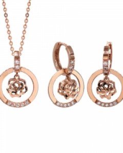 [제나벨라] 14K 18K 로즈골드 네비쉬 세트