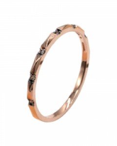 [제나벨라] 14K 18K 로즈골드 세티아 반지