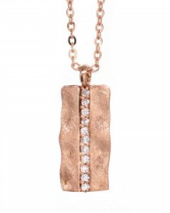 [제나벨라] 14K 18K 로즈골드 타비 목걸이